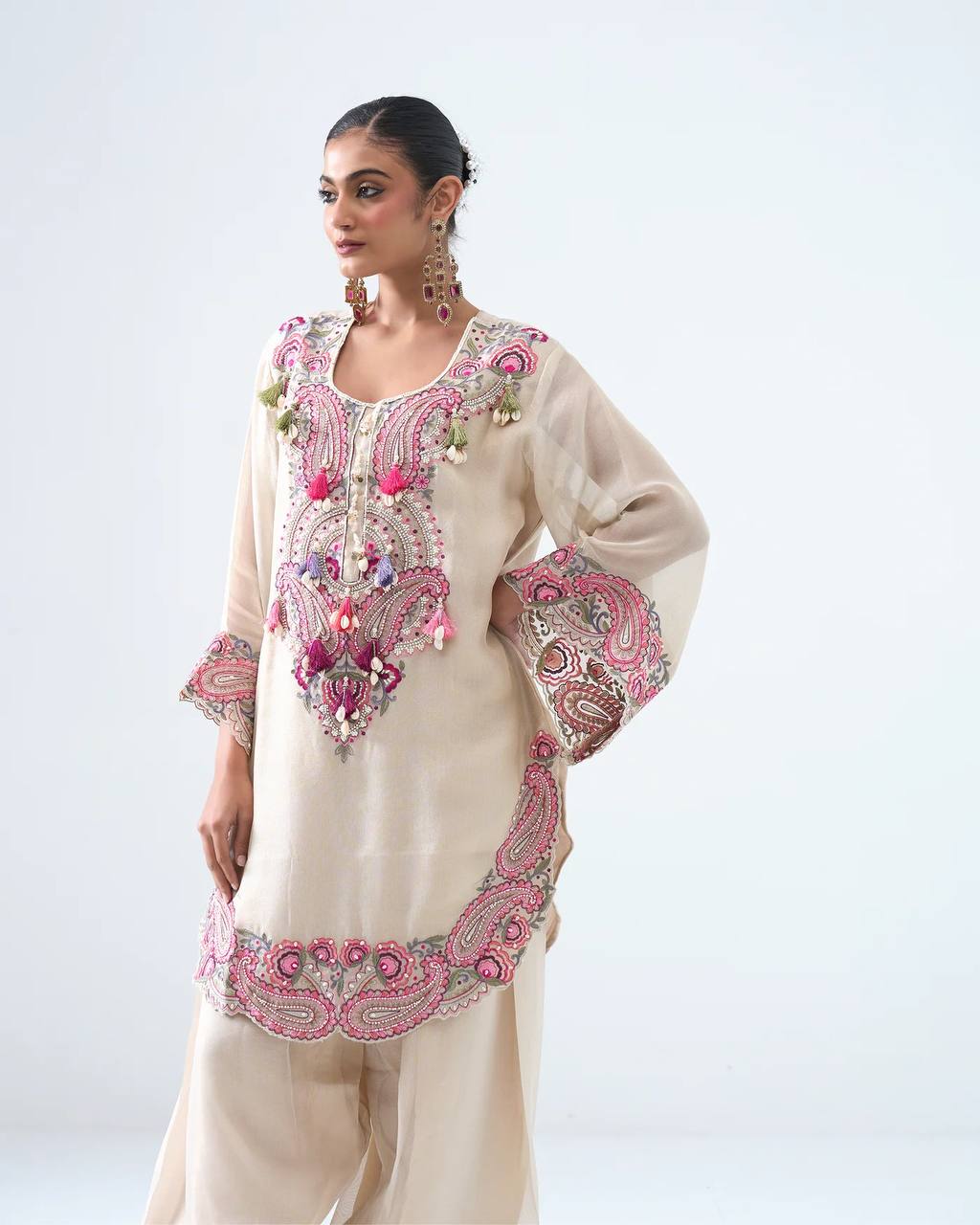 Festive Wear Farshi Palazzo Suit Set with Dupatta Set for Women
