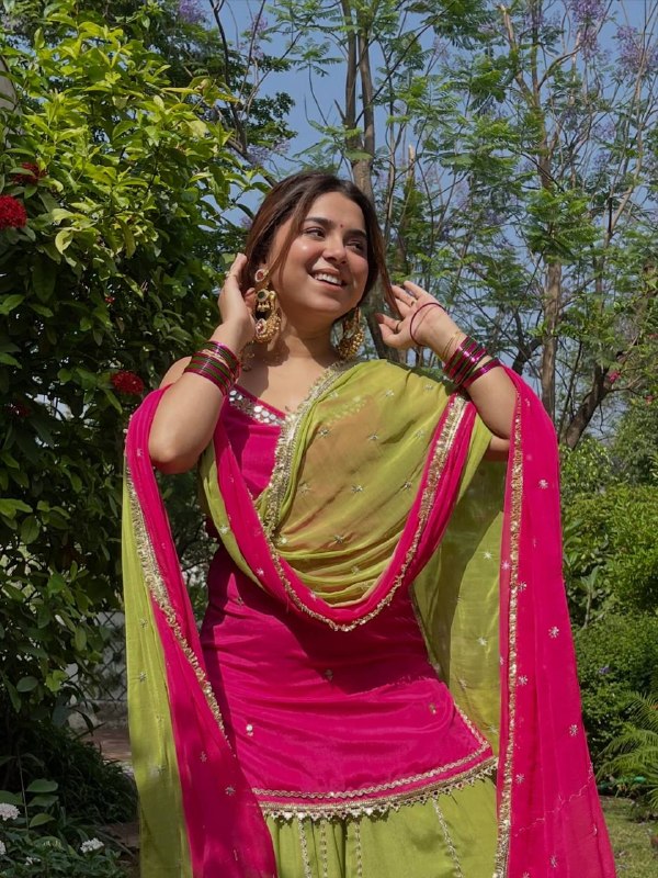 Festive Wear Mirror Work Kurta Lehenga Set for Women | Wedding, Mehndi & Festive Wear
