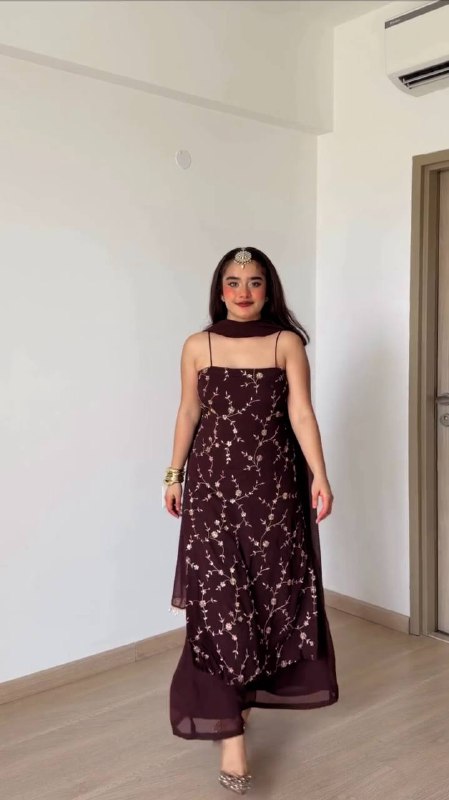 Party Wear Anarkali Palazzo Suit Set for Women | Festive & Wedding Wear for Women