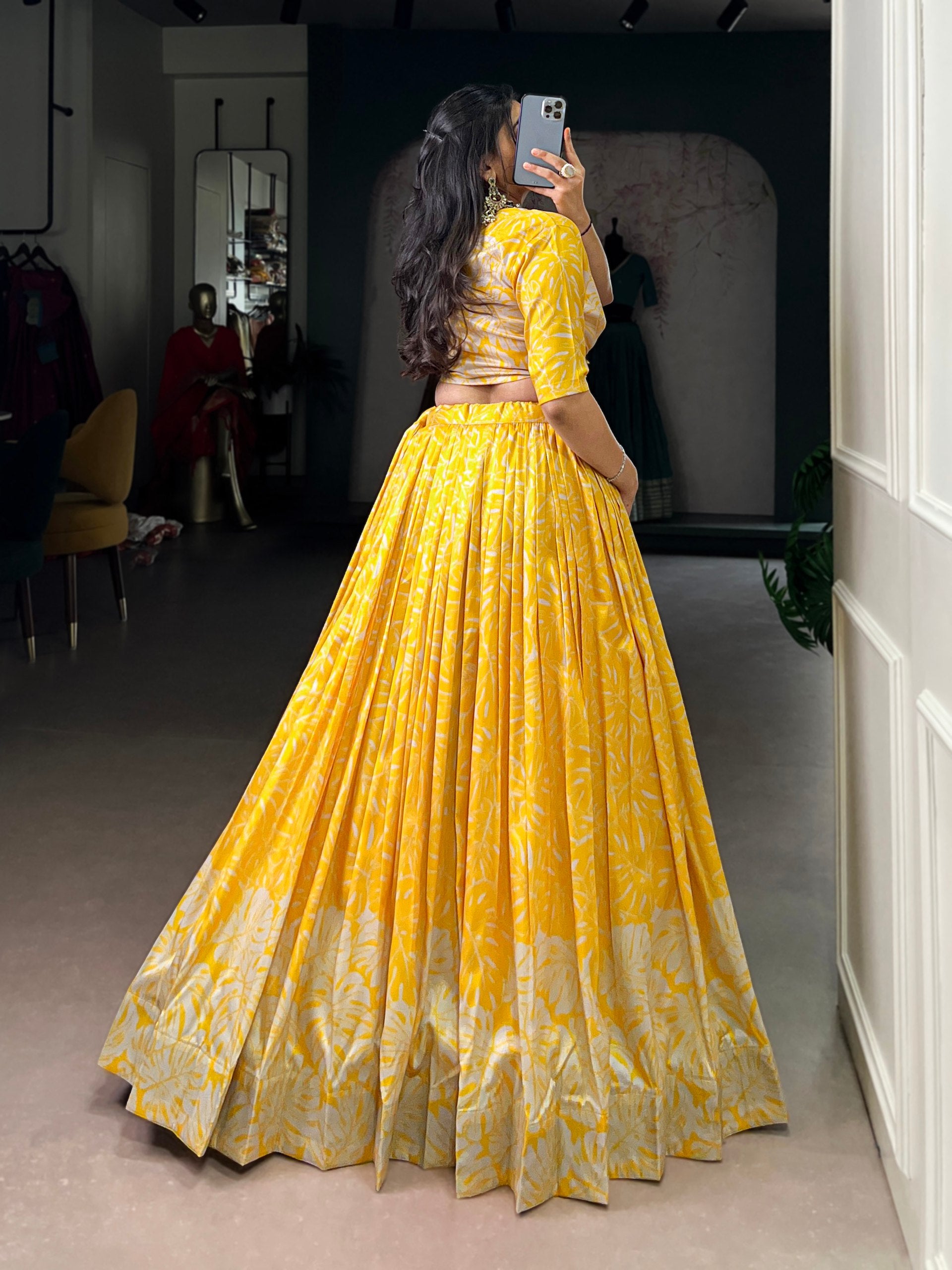 Tasar Silk Stitched Lehenga Choli with Handwork Koti Set for Festive & Wedding Wear