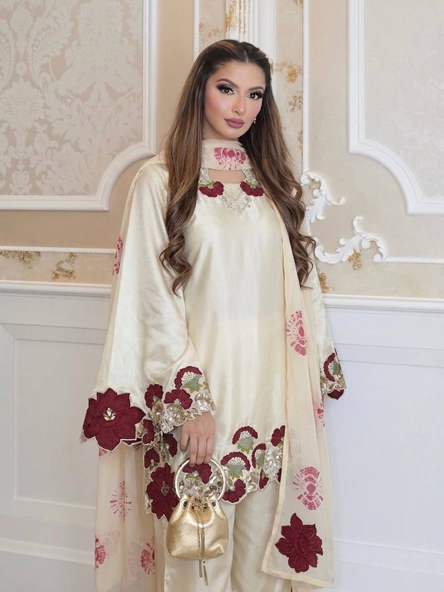 Festive Wear Farshi Salwar Suit Set with Dupatta for Women