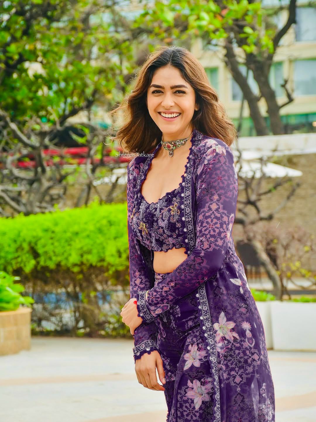Party Wear Floral Indo-Western Koti Jacket Palazzo Set with Embroidered Blouse for Women