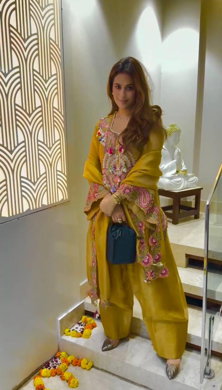 Festive Wear Farshi Palazzo Suit Set with Dupatta Set for Women