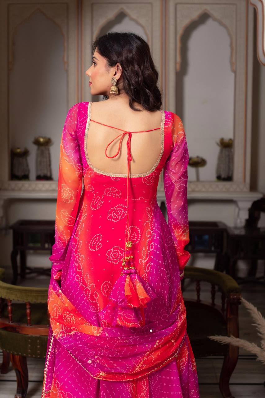 Premium Anarkali Suit Set with Dupatta & Pant – Festive & Wedding Collection