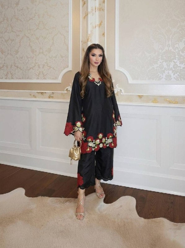 Festive Wear Farshi Salwar Suit Set with Dupatta for Women