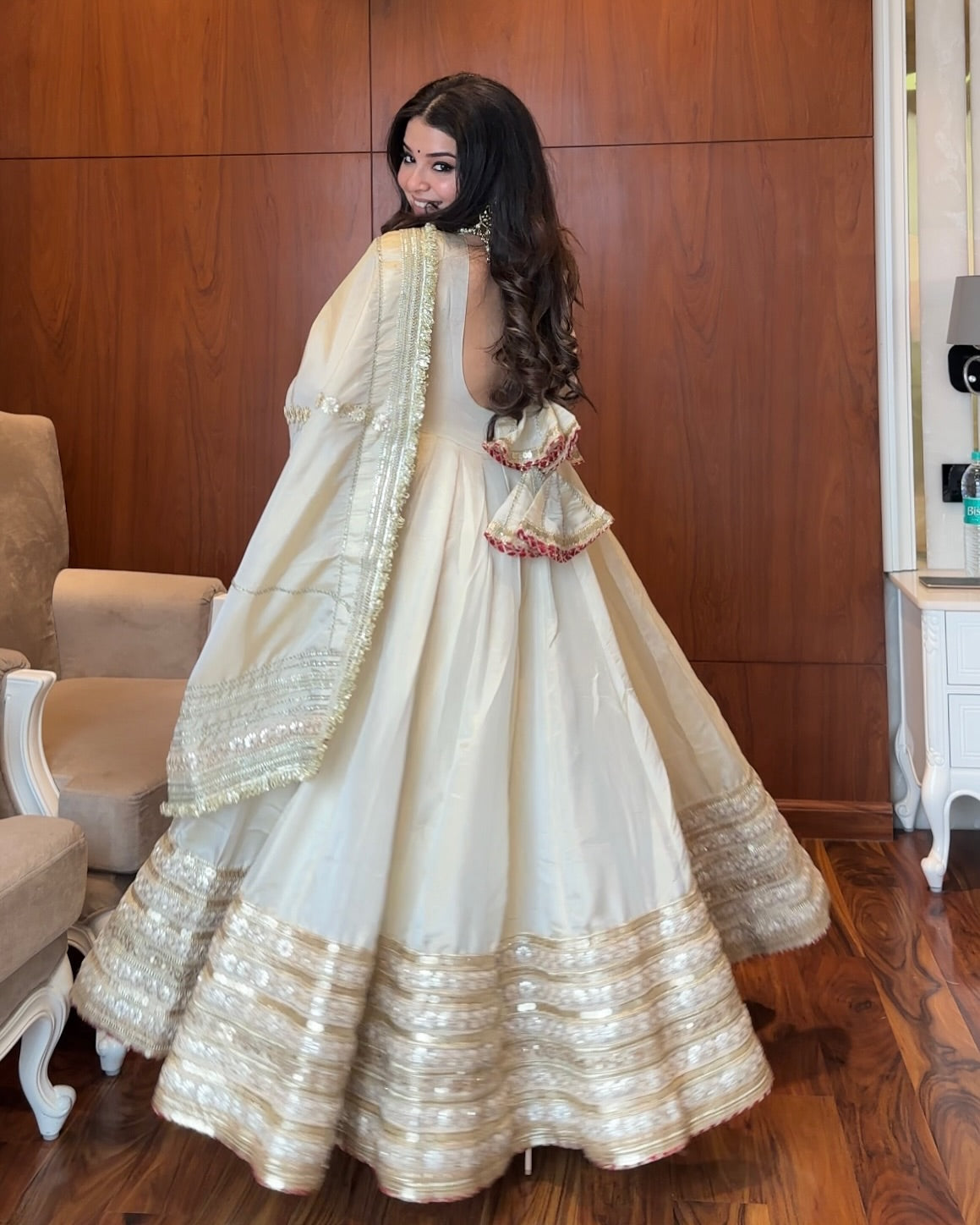 Party Wear Trending Off White Anarkali Suit Set For Women | Designer Anarkali suit Set For Women